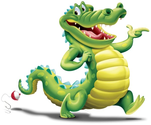 Веселый крокодил