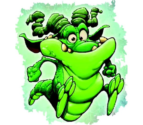 Смешной Крокодильчик