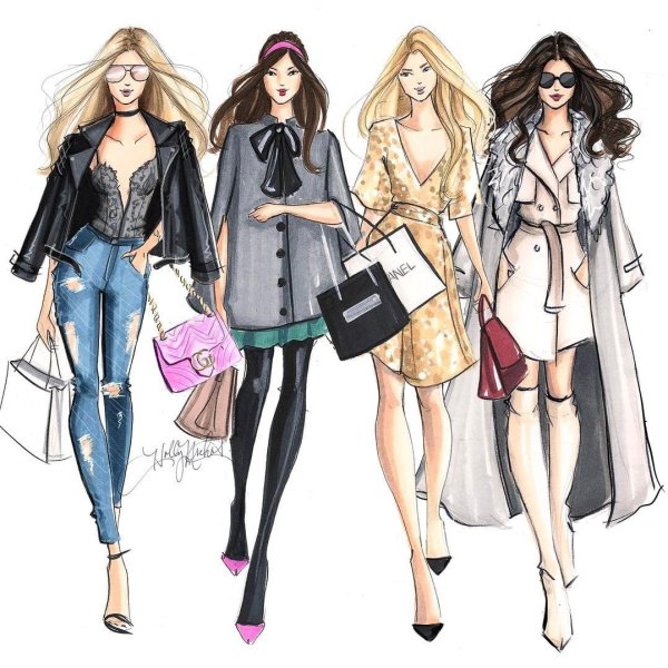 Фэшн иллюстрация