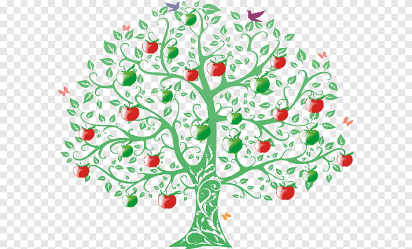 Яблочное дерево вектор