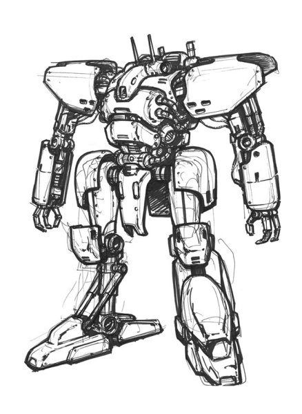 Боевые роботы для рисования