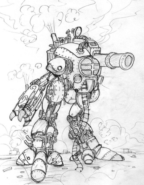 Сражение роботов раскраска