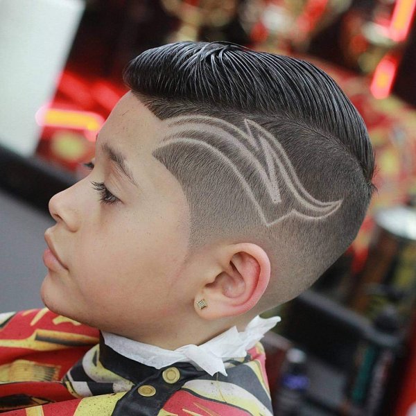 Мужские стрижки с узорами