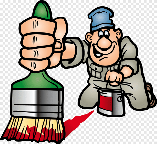 Маляр карикатура