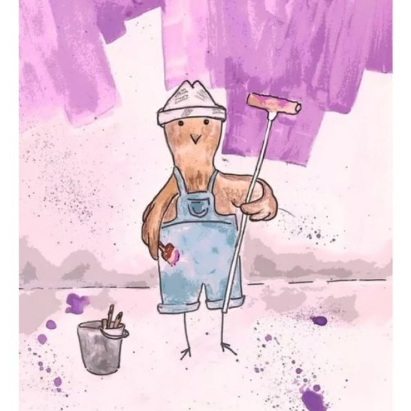 Смешной маляр