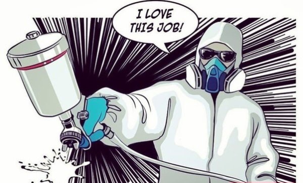 Автомаляр карикатура