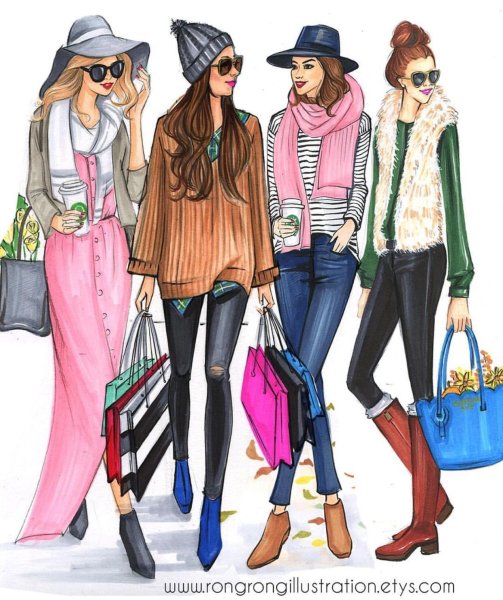 Рисунки одежды для срисовки