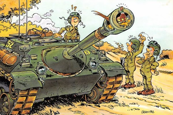 Танкист карикатура