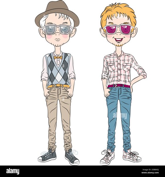 Мультяшные мальчики модные