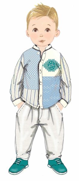 Эскизы одежды для детей