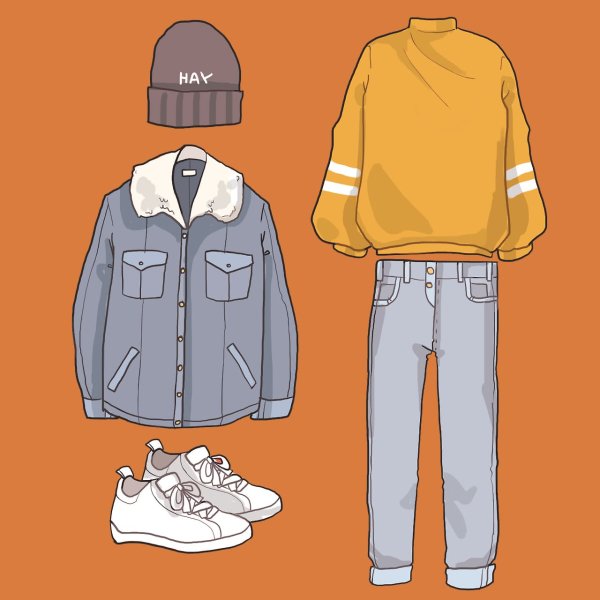 Нарисовать одежду для мальчика