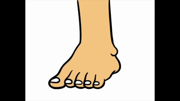 Стопа мультяшная