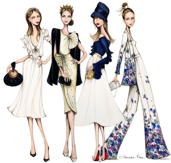 Фэшн иллюстрация