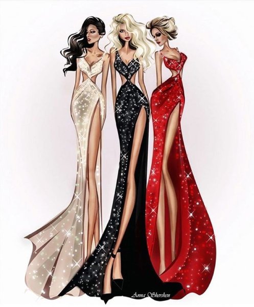 Fashion illustration Anna_Shershen