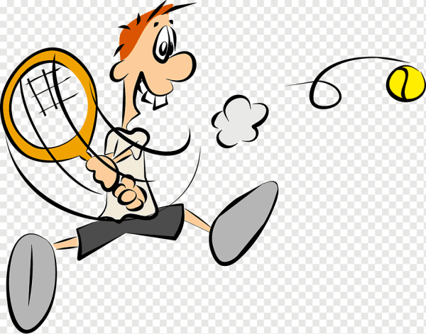 Теннисист мультяшный