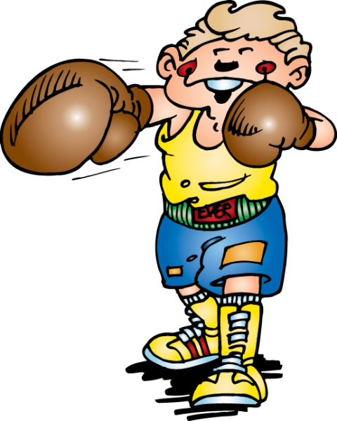 Веселый спортсмен