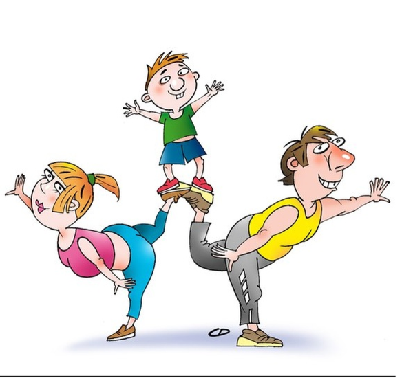 Мама папа я спортивная семья