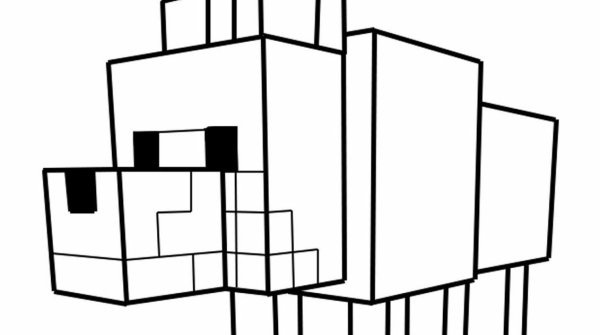 Раскраска майнкрафт компот