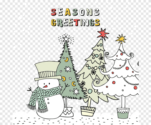 Стильные новогодние открытки