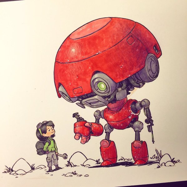 Робот иллюстрация