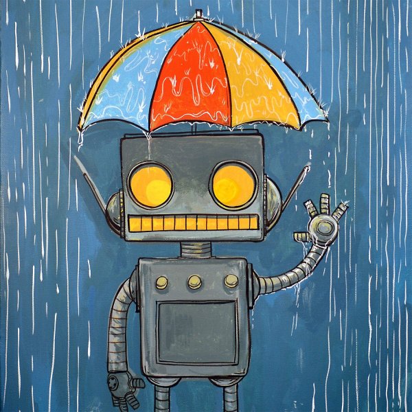 Смешной робот