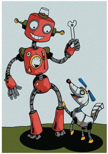 Смешной робот