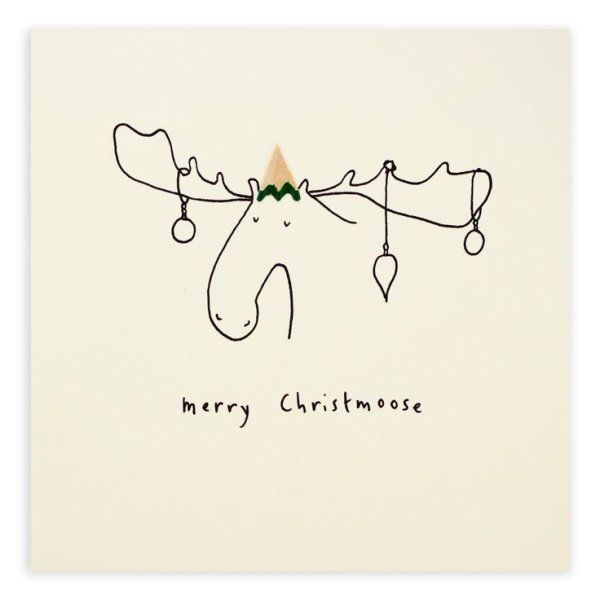 Минималистичная открытка на новый год