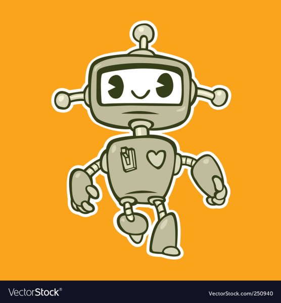 Робот мультяшный