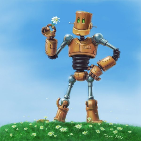 Робот из мультика