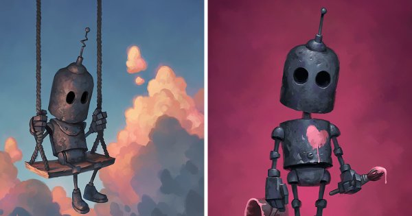 Грустный робот