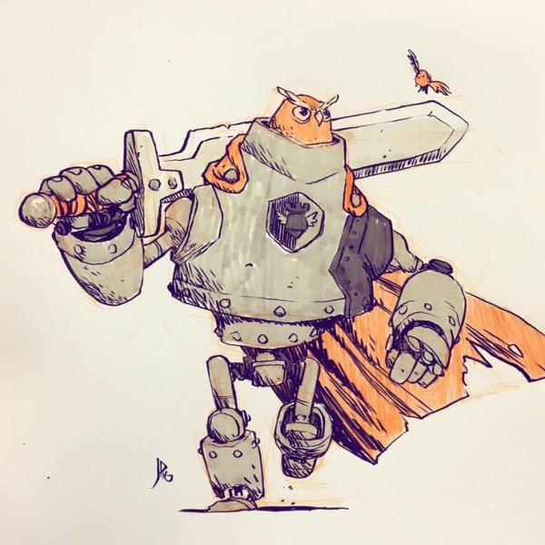 Прикольные роботы рисунки