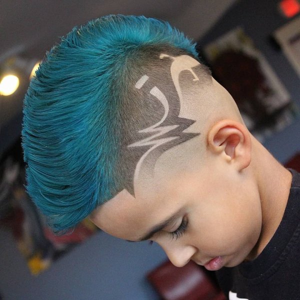 Узоры на волосах