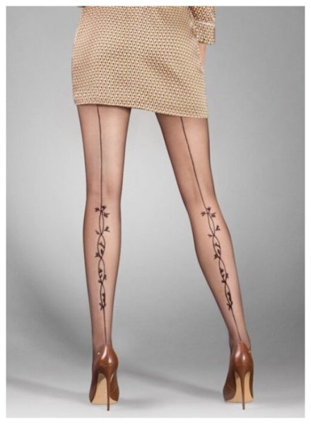 Образ с колготками в узор