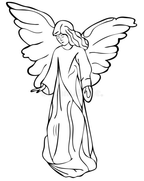 Ангел хранитель картинки карандашом