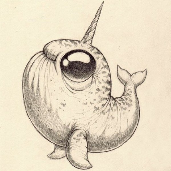 Монстрики для срисовки карандашом