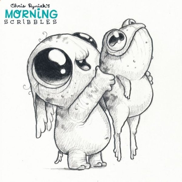 Рисунки милых монстров карандашом