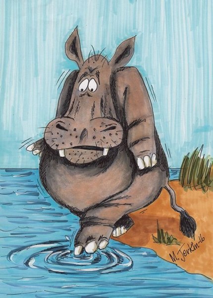 Прикольный Бегемот