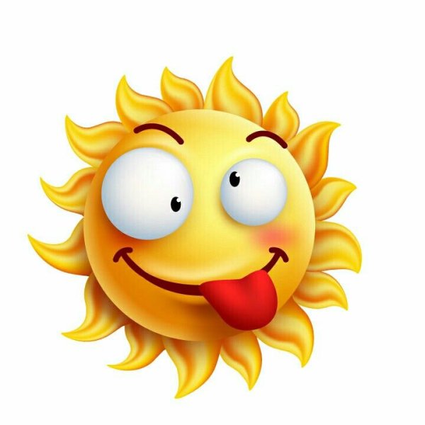 Солнышко мультяшное