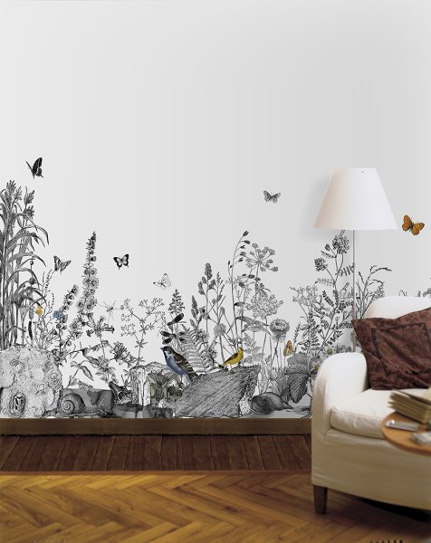 Обои с геометрическим рисунком для стен