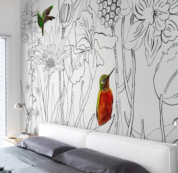 Геометрические принты в интерьере