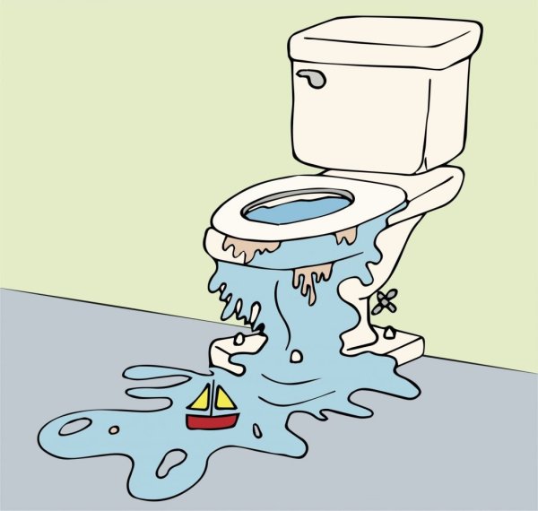 Унитаз карикатура