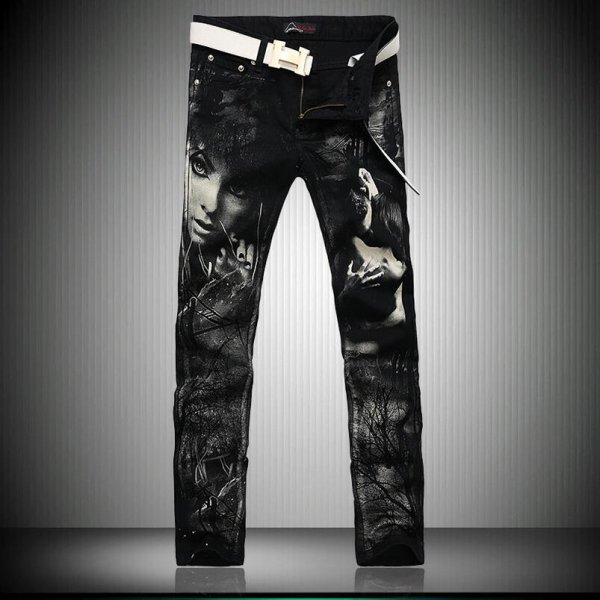 Необычные джинсы мужские