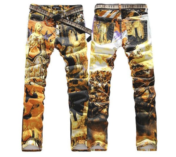 Рисунки на джинсах