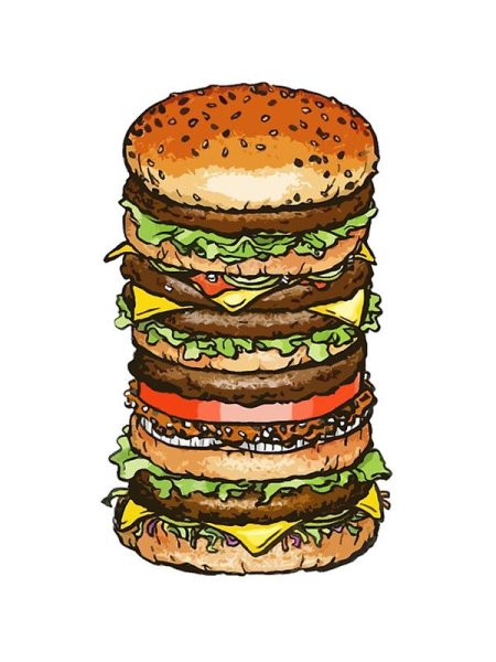 Гора гамбургеров