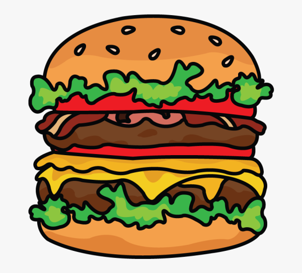 Бургер скетч