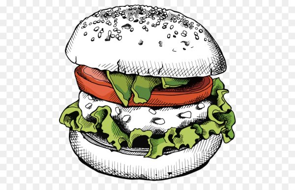 Векторный бургер
