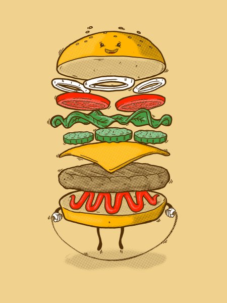 Нарисованная еда