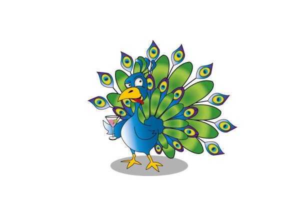 Мультяшные Павлины