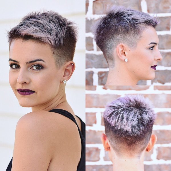 Стрижка Гарсон схема выполнения стрижки