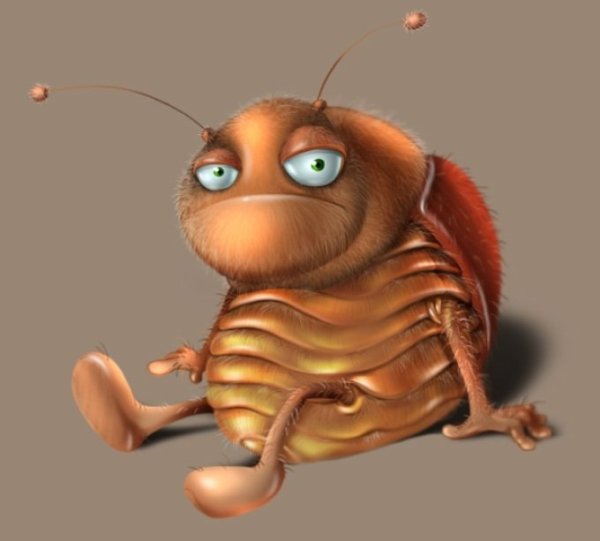 Смешной таракан